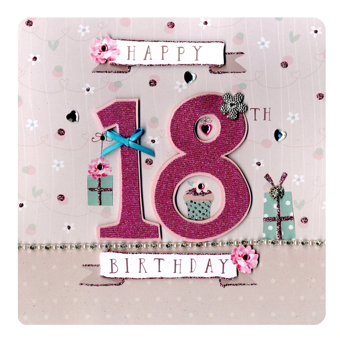 Second Nature 18th Birthday Keepsake Card (1181x1174), Png Download
