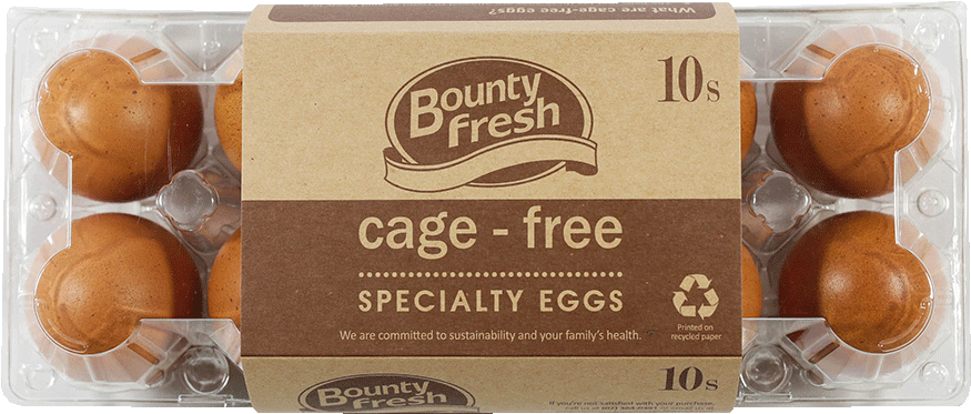 Bounty Fresh Cage-free Eggs - Bounty Fresh (905x494), Png Download