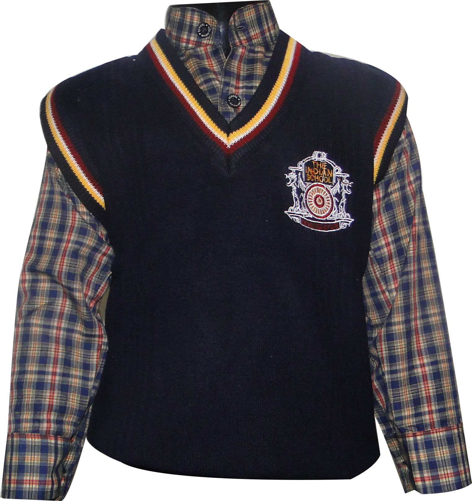 Indian School Sweater - College (1524x1618), Png Download