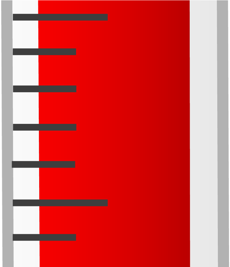 Printable Thermometer Free Download Best Printable - Thermometer (1368x855), Png Download