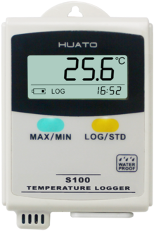Digital Thermometer Hygrometer Temperature And Humidity - Digital Data Logger (350x350), Png Download