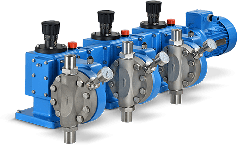 Lewa Pump For Cleaning Agents - Multiplex Pump (570x400), Png Download