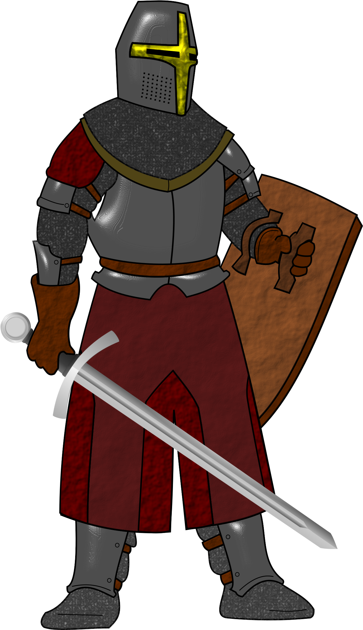 This Free Icons Png Design Of Steel Plate Armor (1600x2400), Png Download
