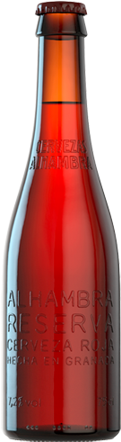 Alhambra Reserva Roja - Glass Bottle (265x500), Png Download