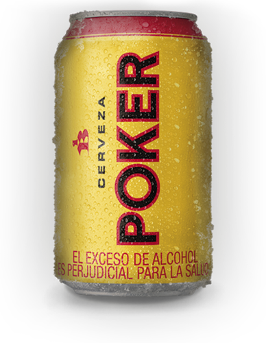 Cerveza Poker 33 Cl - Cerveza Poker (388x500), Png Download