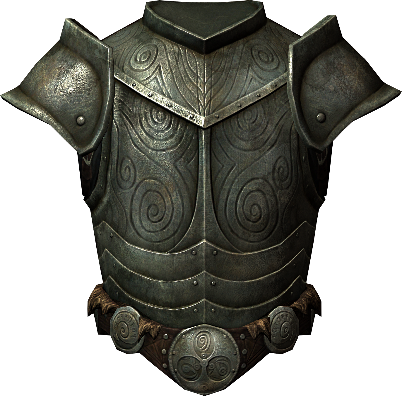 Steel Plate Cuirass (1373x1354), Png Download