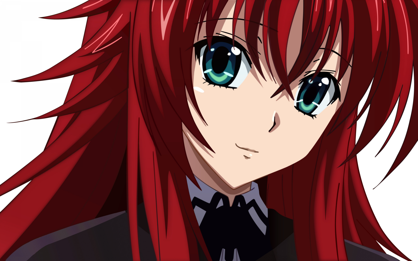 Ilustración Pelirrojo Anime Ojos Azules Obra De Arte (1600x1000), Png Download