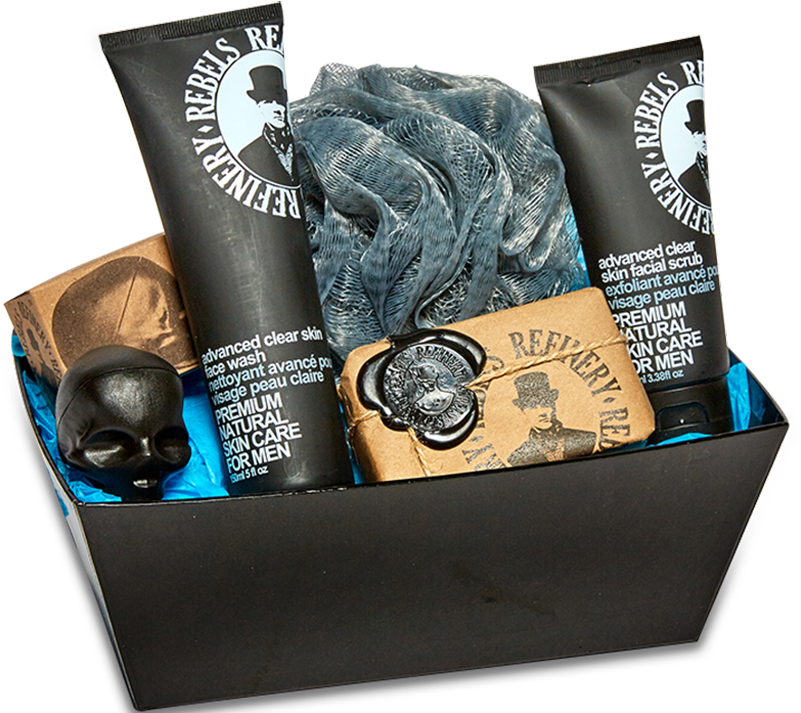 Rebels Refinery Spa Gift Basket - Rebels Refinery Advanced Clear Skin Facial Scrub - (800x800), Png Download