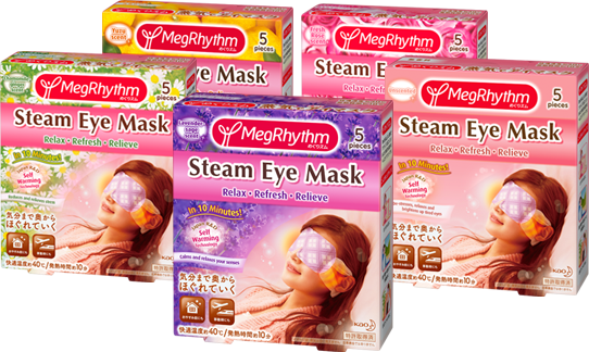Relax,refresh,relieve With Japan R&d Megrhythm Steam - めぐりズム 蒸気でホットアイマスク カモミールジンジャーの香り 5枚入 (542x324), Png Download
