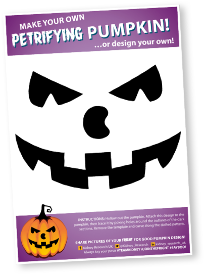 Pumpkin Carving Template - Jack-o'-lantern (740x600), Png Download