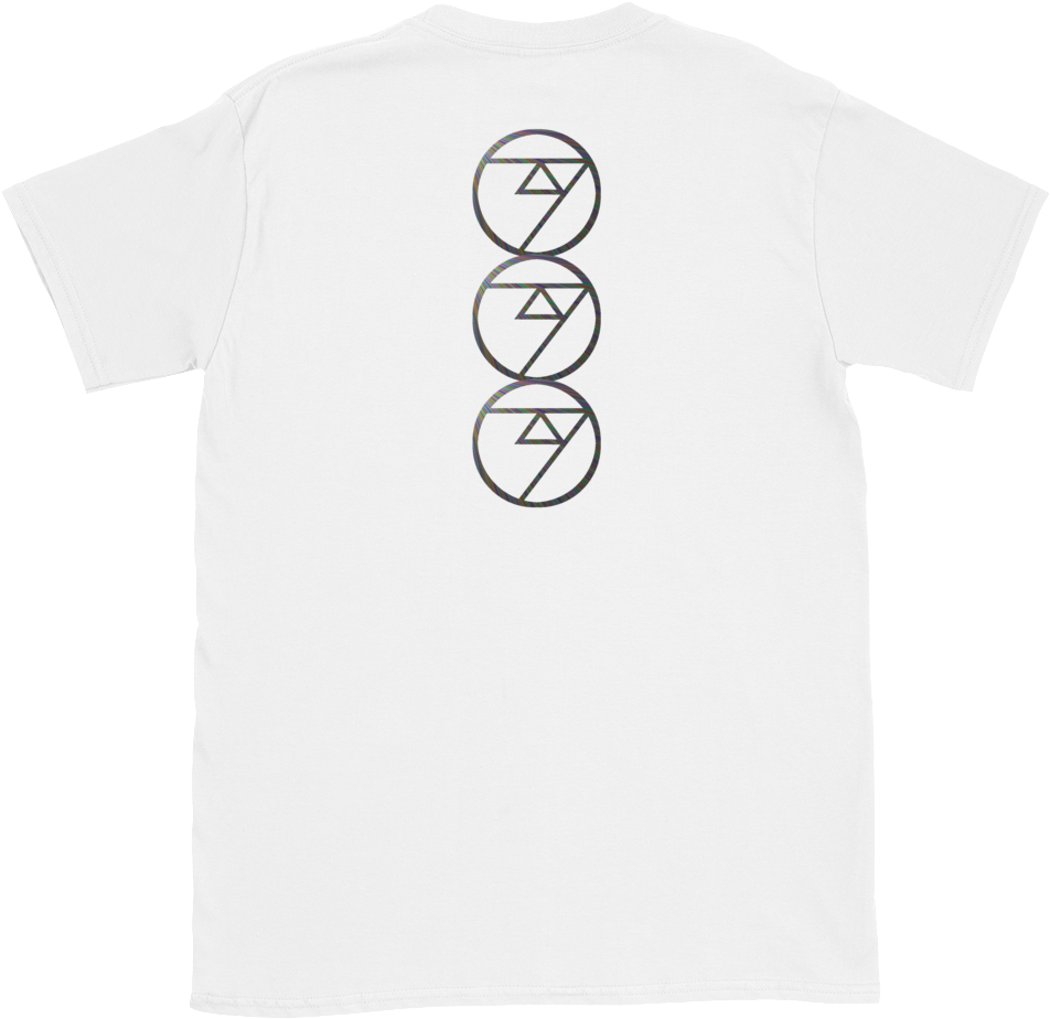 Rainbow Strip Tee - Smiley (1000x1000), Png Download