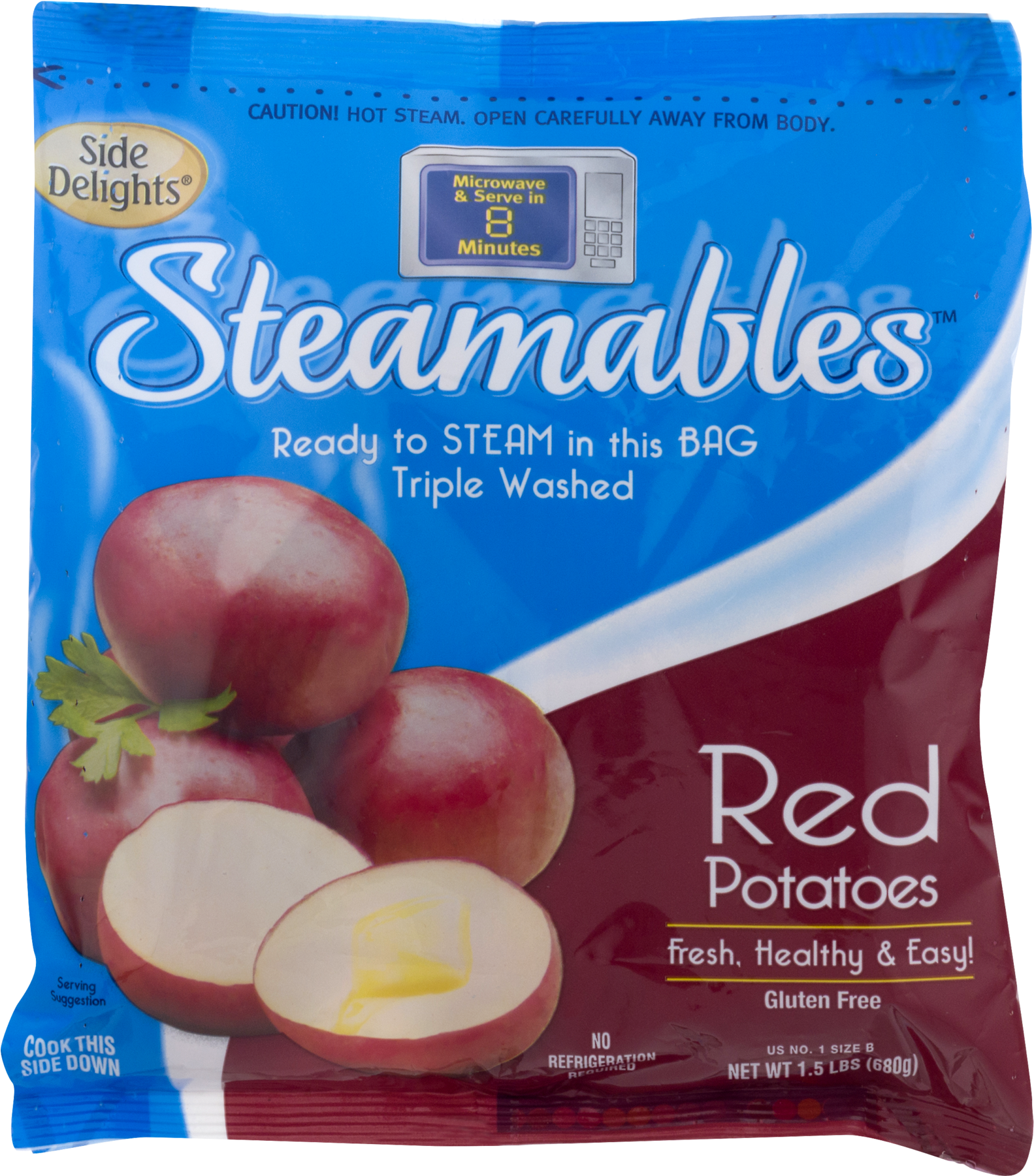 Simply Spuds Steamables Golden Potatoes, 1 Lb (1800x1800), Png Download