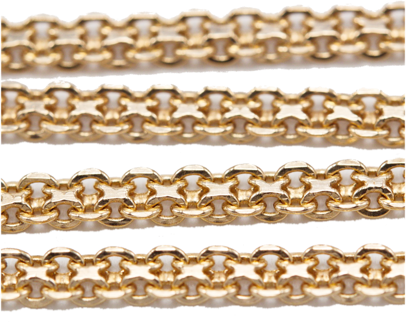 Cadena De Oro Sin Insertos 319-005 - Chain (838x664), Png Download