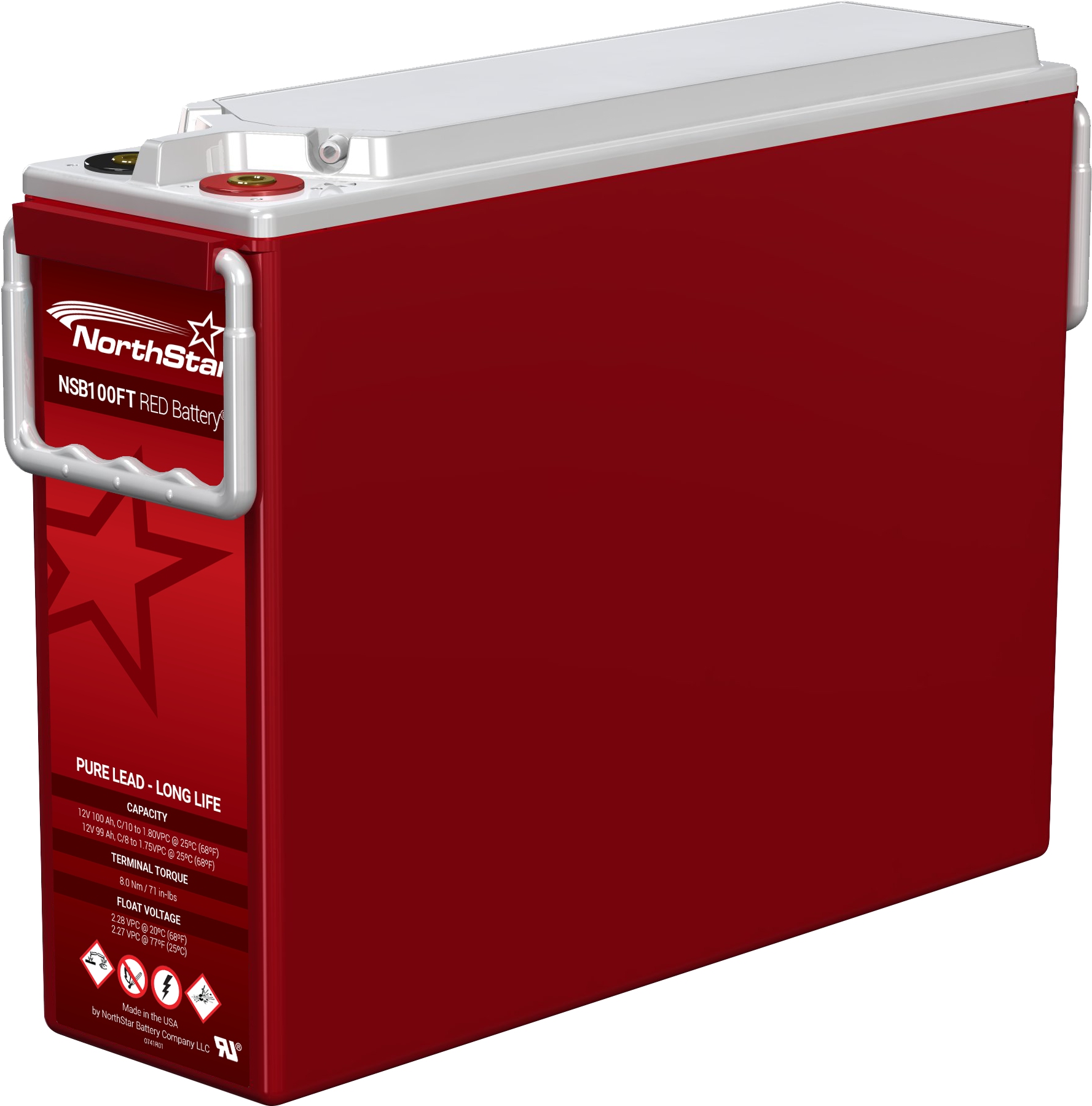 Northstar Nsb 190ft Red Front Terminal, Long Life Telecom - Baterias Northstar Nsb 170 Ft (1874x1874), Png Download