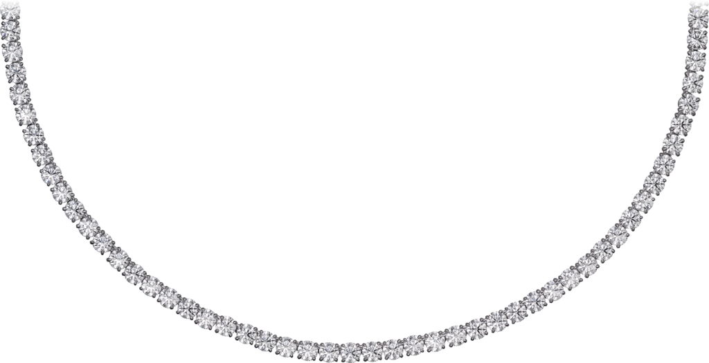 Essential Lines Necklaceplatinum, Diamonds - Essential Lines Necklace (1024x525), Png Download