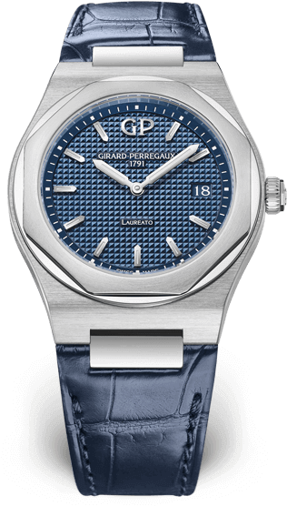 Laureato>>laureato 34 Mm - Girard Perregaux Laureato Ladies (417x666), Png Download