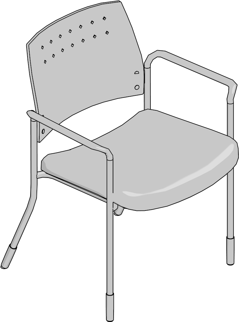 Sorrel,chair,arms,wood Back,wallsaver Leg,standard - Office Chair (1200x1200), Png Download