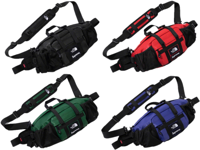 supreme tnf waist bag fw18