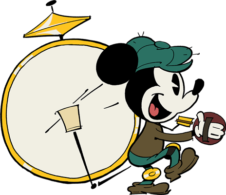 Mickey Mouse One Man Band (464x400), Png Download