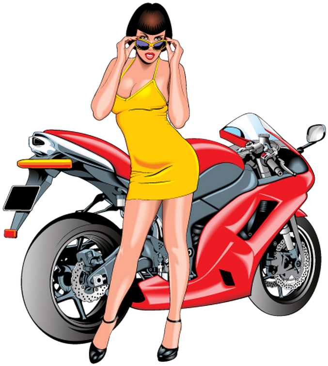 Cartoon Hot Beautiful Girl (800x800), Png Download