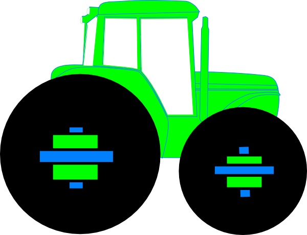 Tractor Svg Clip Arts 600 X 460 Px (600x460), Png Download