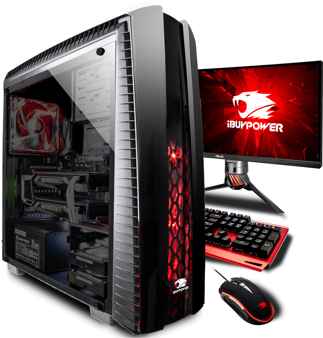 18 Customer Reviews - Ibuypower Gaming Pc (1200x1200), Png Download