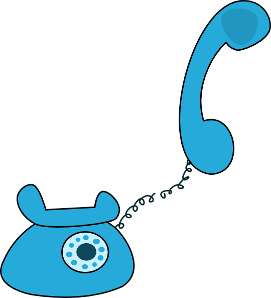 How To Set Use Cartoon Telephone Svg Vector (540x593), Png Download