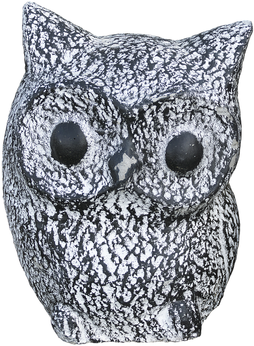 Owl, Ceramic, Sculpture, Decoration, Figure, Bird - Ceramic (552x720), Png Download