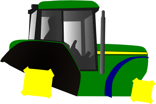 Tractor Clip Art - John Deere Clipart Png (600x357), Png Download