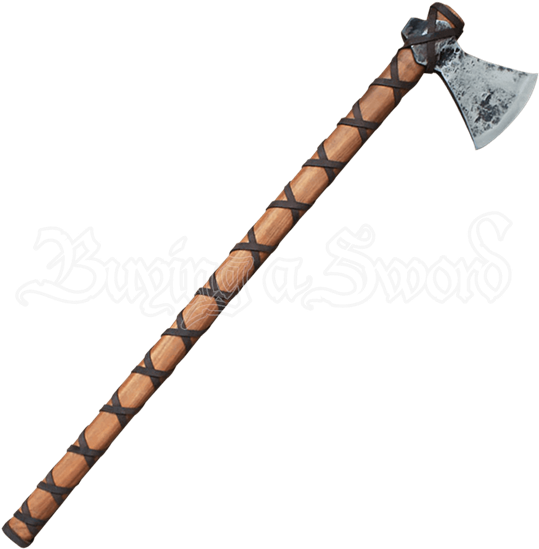 Traditional Norse Axe - Battle Axe Viking Era (550x550), Png Download