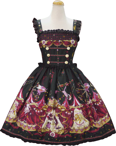 Circus Fashion, Lolita Fashion, Quirky Fashion, Cute - Lolita Dress Png (391x495), Png Download