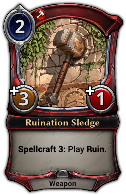 Ruination Sledge - Criva Eternal (529x801), Png Download