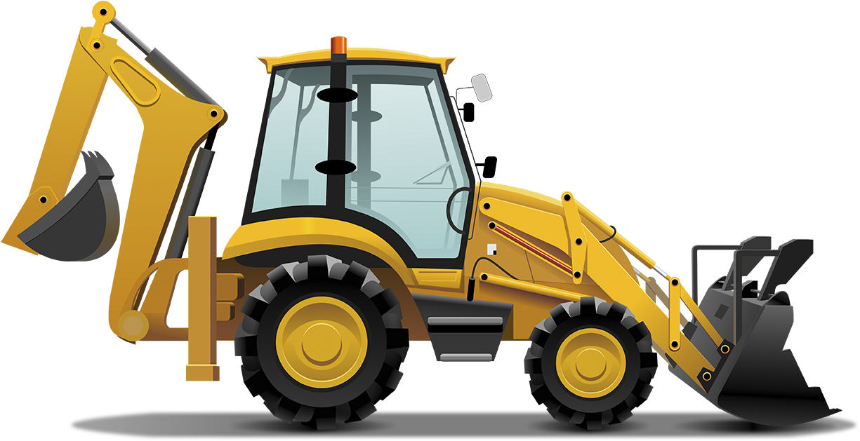Free Download Tractor Clipart Bulldozer Excavator Tractor - Tractor (1325x724), Png Download