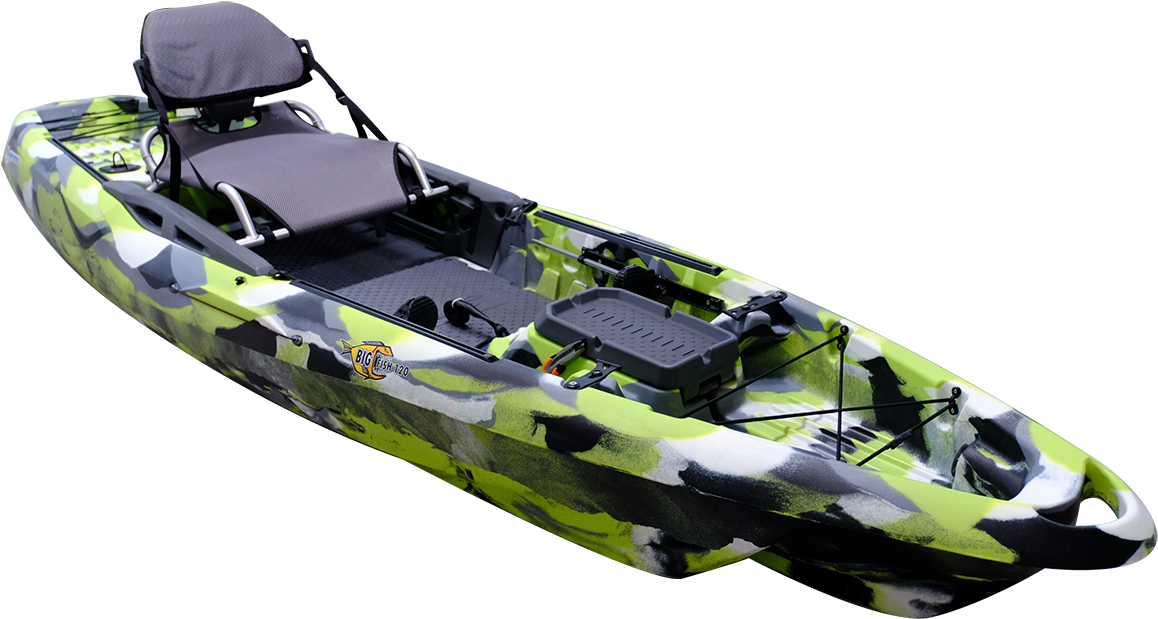 3 Waters Kayaks Big Fish - Big Fish 120 Kayak (480x262), Png Download