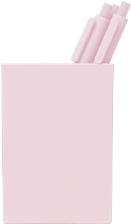 Blush Pink Pen Cup - Pen (420x420), Png Download