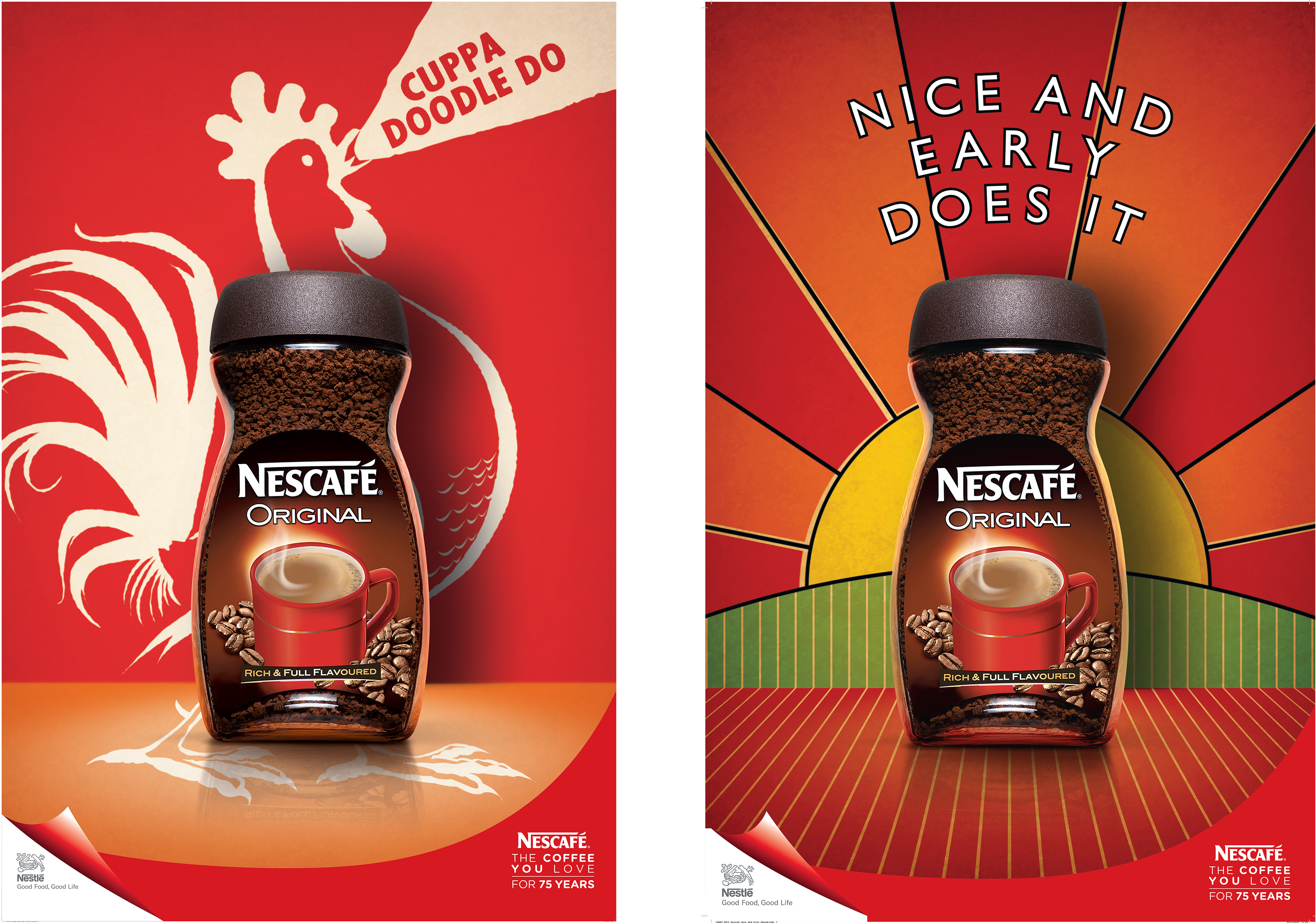 Press And Posters For Nescafe Original, Promoting Nescafe - Nescafe Nescafé Original Coffee Powder, Single 750g (3840x2692), Png Download