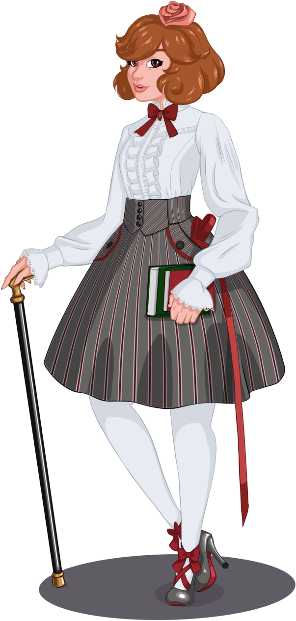 Make Lolita Fashion Illustrations - This Mortal Coil (680x1317), Png Download