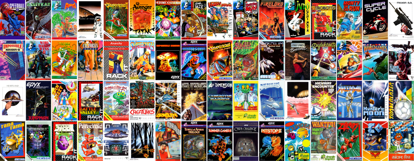 According To Retro Games, Other Older Console And Pc - Hawkeye C64 (1400x546), Png Download