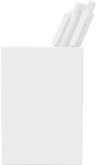 White Pen Cup - Pen (420x420), Png Download