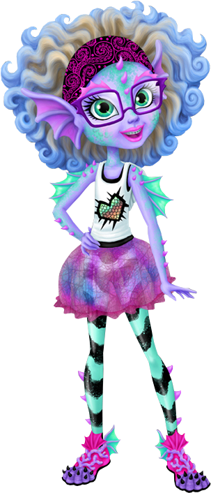 Pin By Zoie Wauer On Monster High - Monster High Kelpie Blue (328x734), Png Download