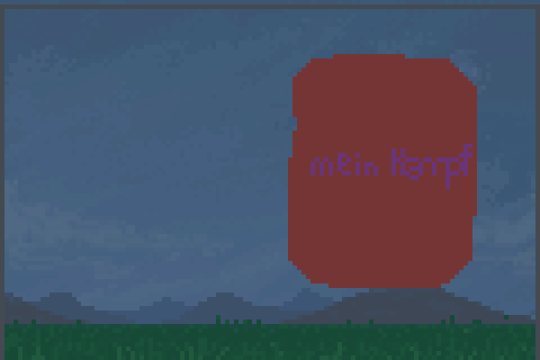 Mein Kampf Pixel Art - Grass (600x400), Png Download