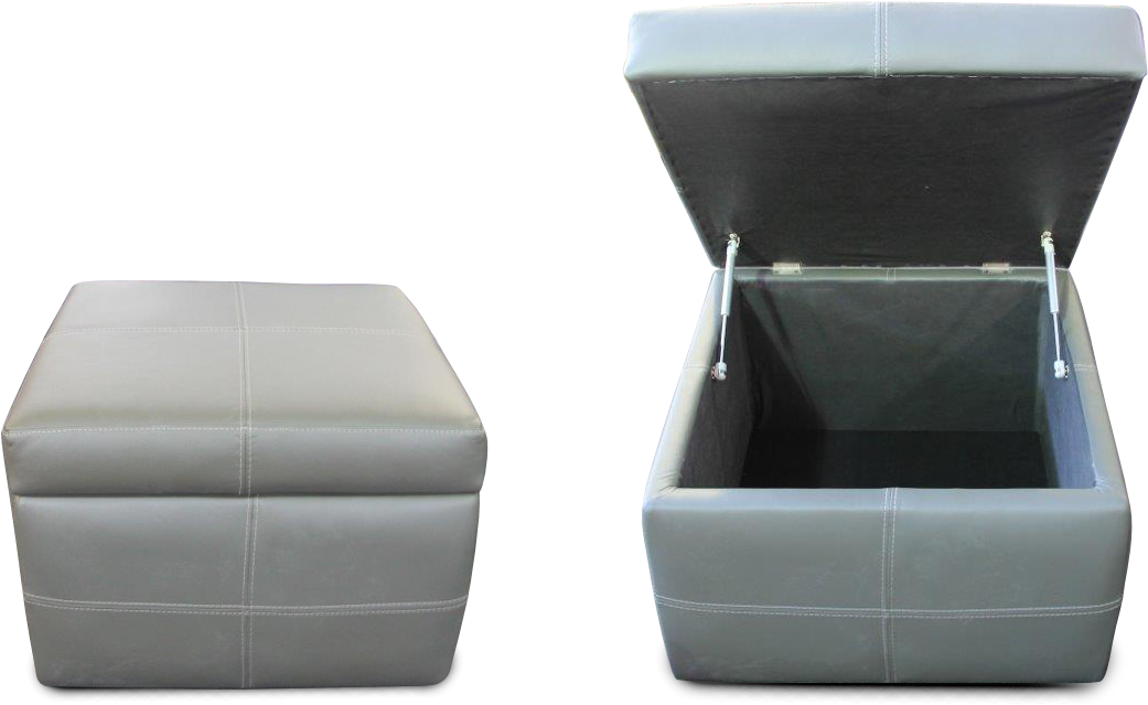 Chill Out Storage Ottoman - Ottoman (1357x732), Png Download