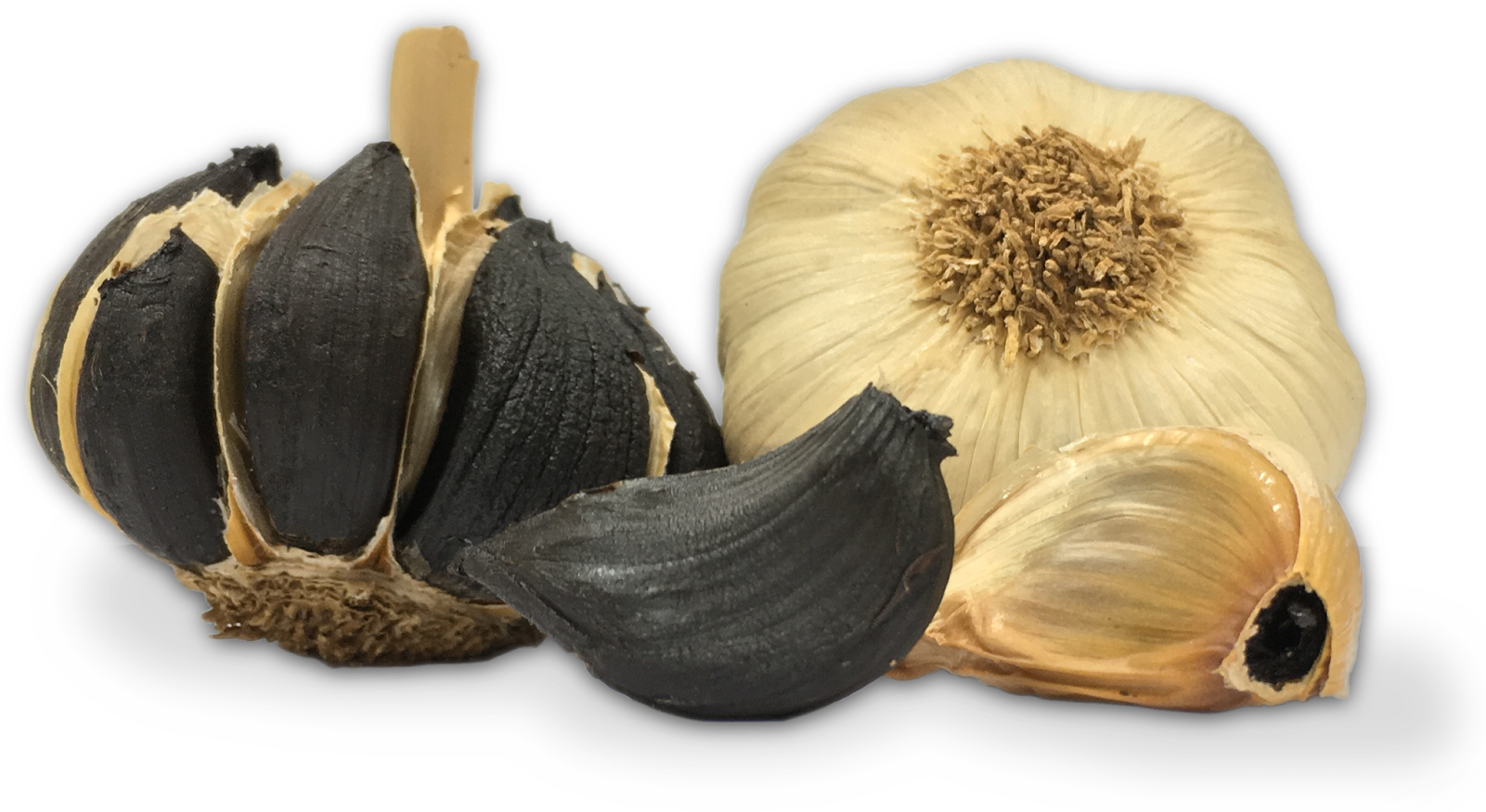 Ajo Negro Pedroñete - Black Garlic (1600x890), Png Download
