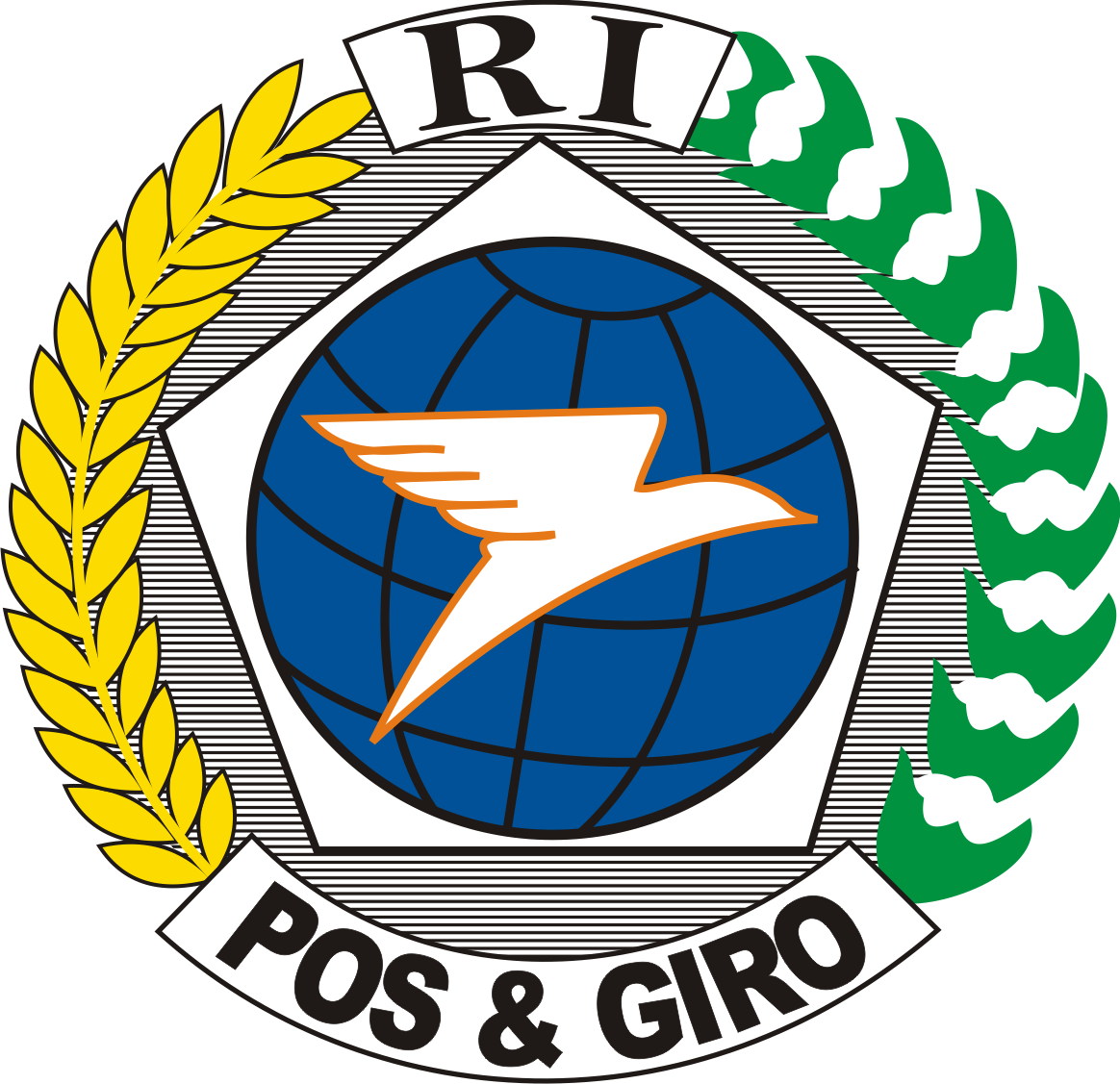 Logo Lama Pos Dan Giro - Pos Dan Giro (1164x1127), Png Download