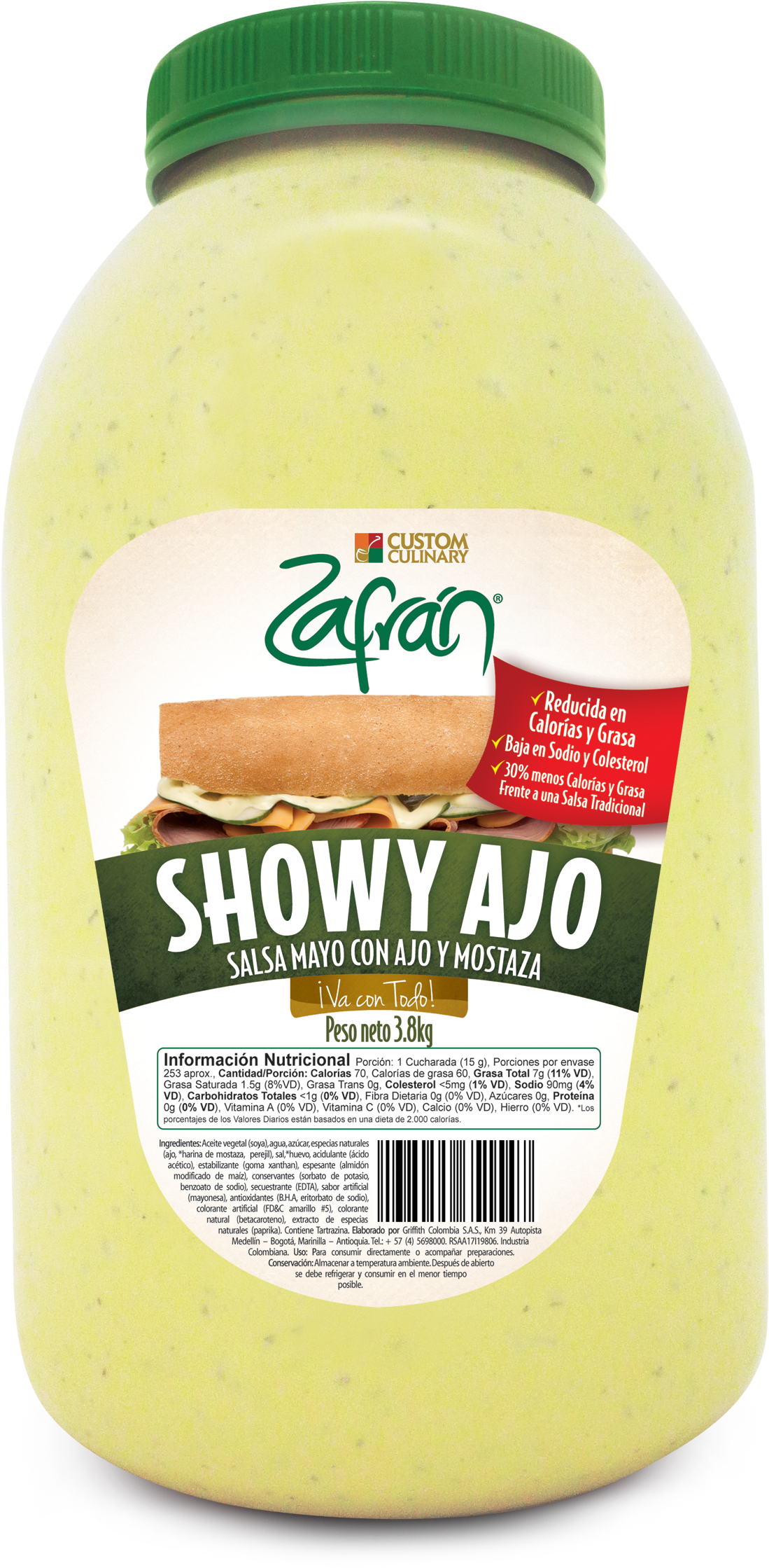 Showy® Ajo Garrafa - Kilogram (1772x2362), Png Download