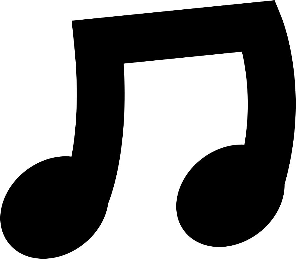 Connected Sixteenth Note - Nota Musical Semi Corchea (982x858), Png Download