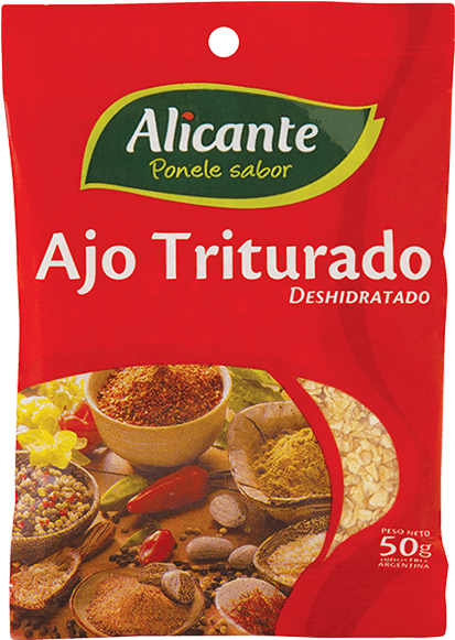 Ajo Triturado Deshidratado - Alicante (480x600), Png Download