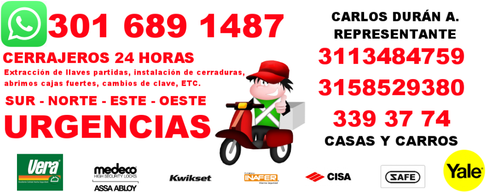 Slider Whatsapp 2016 2 - Cerrajeros 24 Horas Cali (1024x398), Png Download