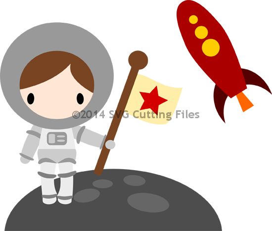 Chibi Astronaut Png (550x467), Png Download