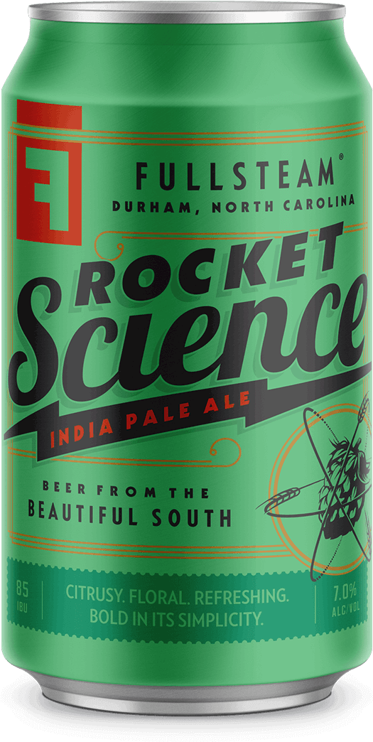 Fullsteam Brewery Rocket Science (600x1102), Png Download